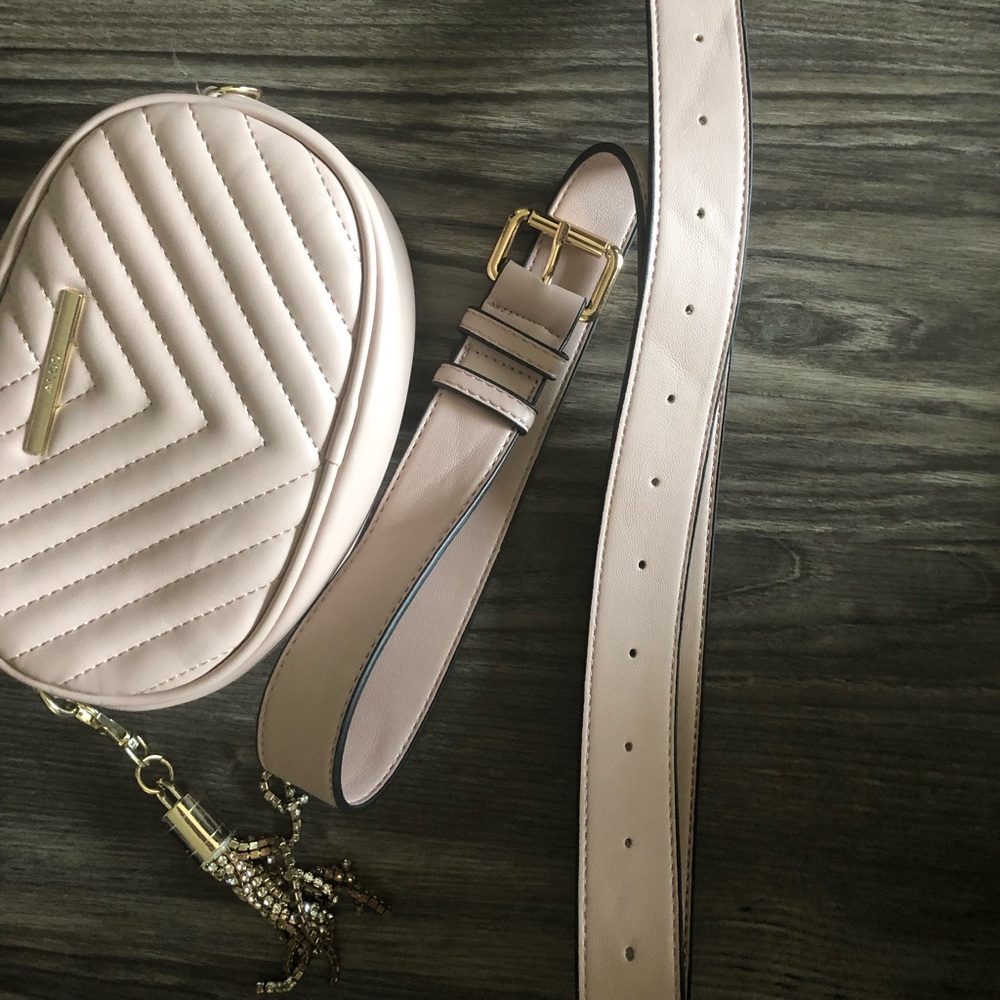 Aldo belt bag- nude pink color.